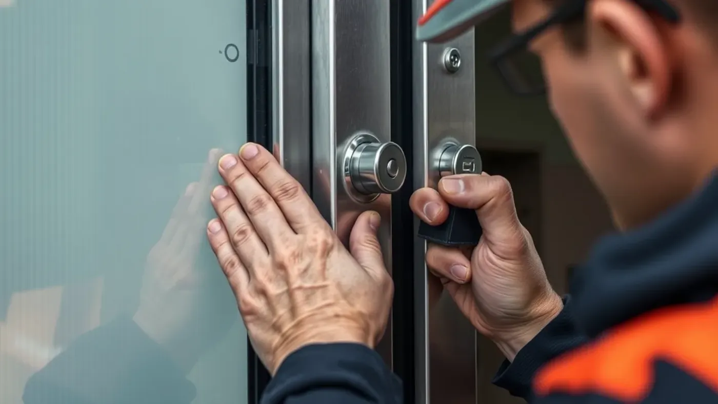 Giảm tải chốt khóa cửa nhôm