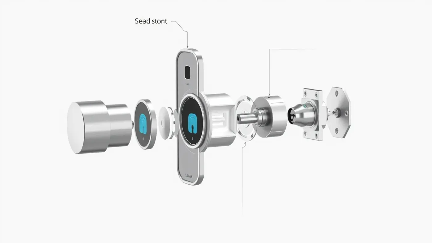 Cấu tạo bộ khoá vân tay và thân mortise