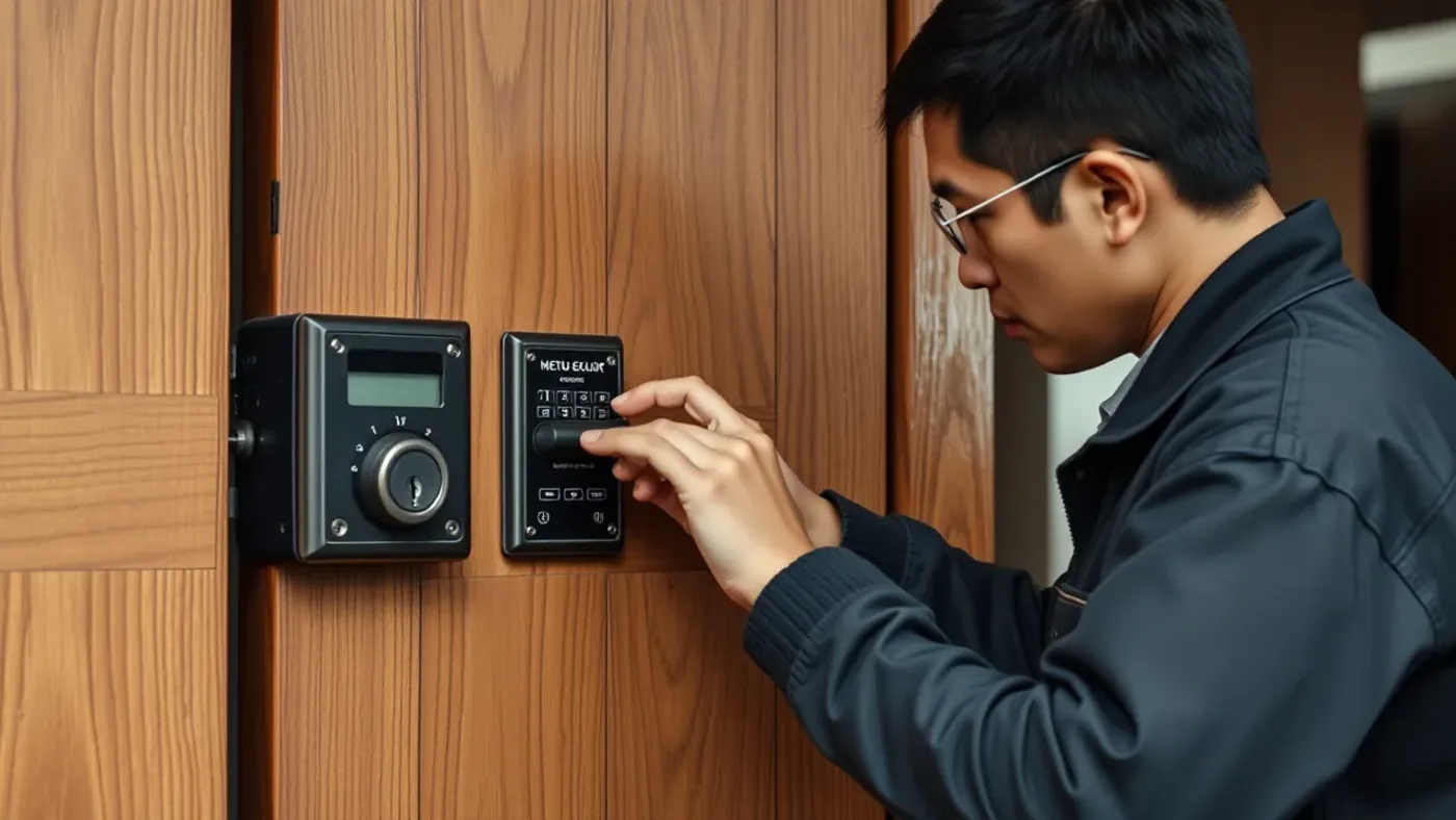 Nghiệm thu khoá điện tử sau khi lắp