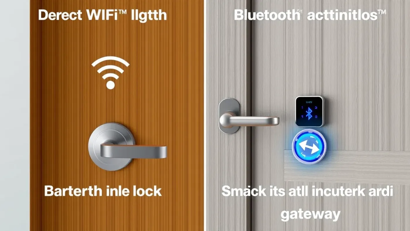 khóa WiFi trực tiếp và gateway Bluetooth