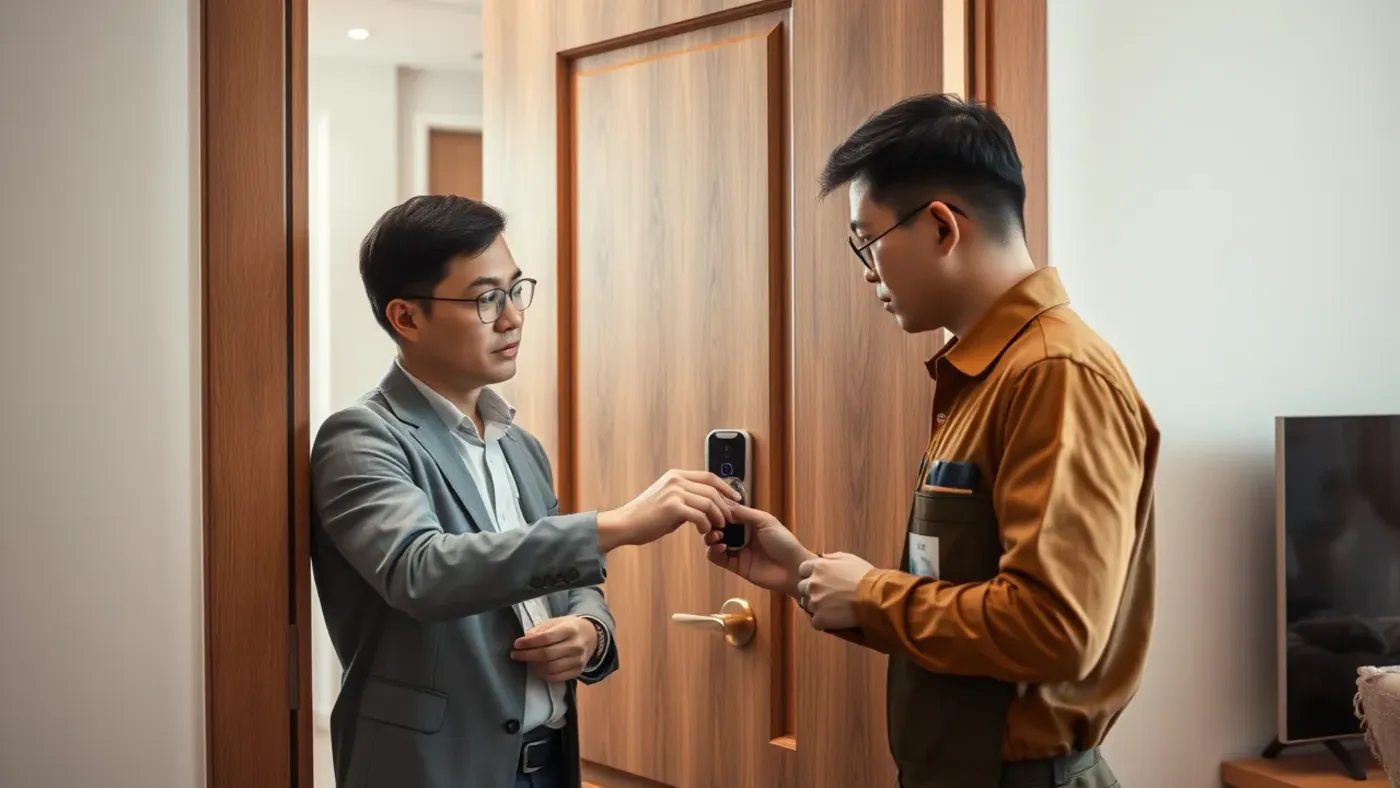 Kiểm tra để sửa khóa vân tay
