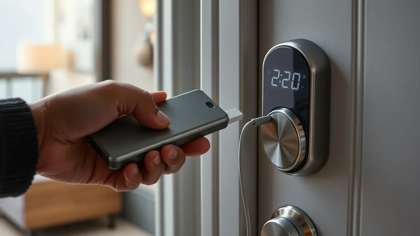 Cấp nguồn khẩn cấp khi khoá hết pin