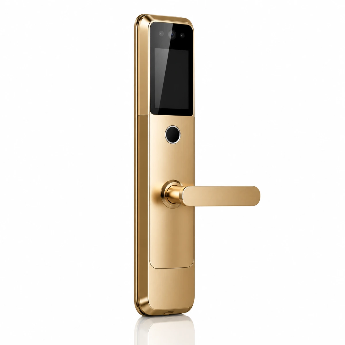 Khóa Demax SL930 GS màu vàng gold có màn hình chuông lớn