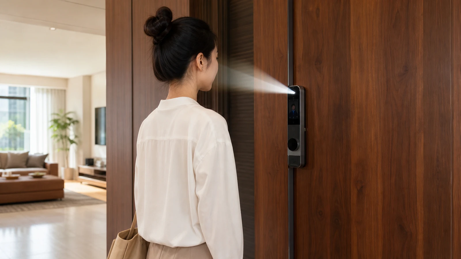 Khóa Demax nhận diện khuôn mặt Face ID 3D