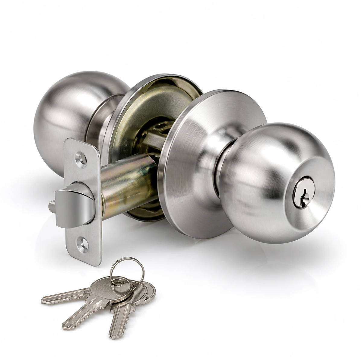 Khóa tay nắm tròn Demax LK400 SP inox bóng